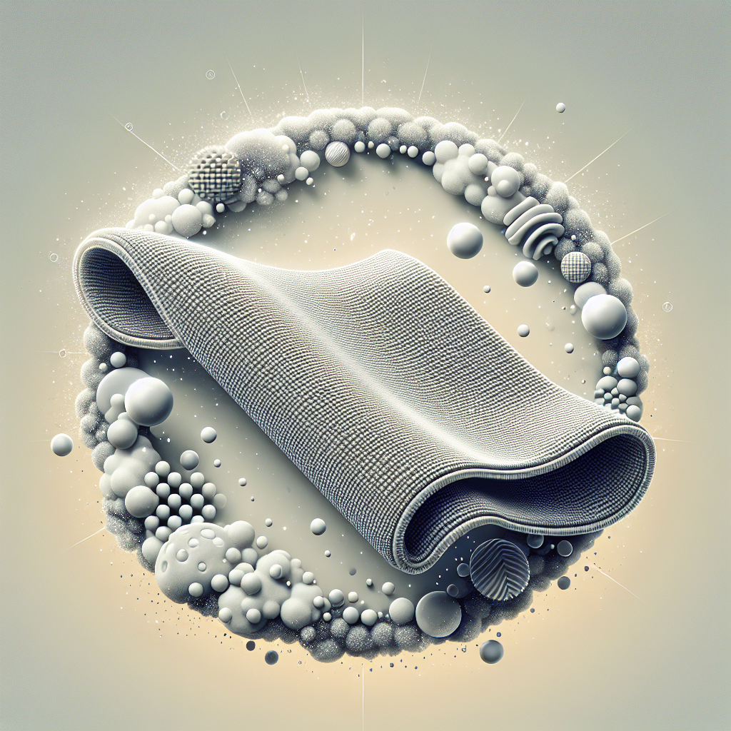 Un chiffon en microfibre attirant la poussière grâce à sa texture spéciale. Le chiffon est réutilisable et écologique.