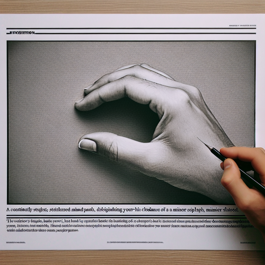 Main propre et sèche avec ongles bien taillés, quelqu'un désinfectant une petite coupure