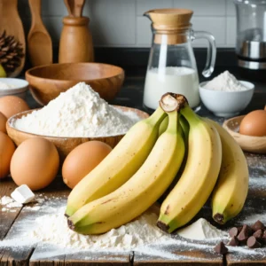 Des bananes trop mûres sur un plan de travail