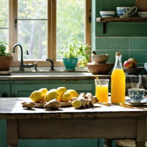 Cuisine chaleureuse avec ingrédients naturels de grand-mère