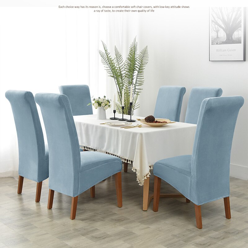 chaise bleu